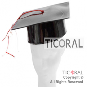 SOMBRERO EGRESADOS PLASTICO x 12